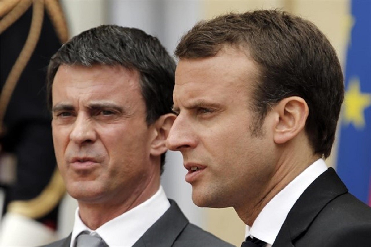 Valls i Macron, en una imatge d'arxiu