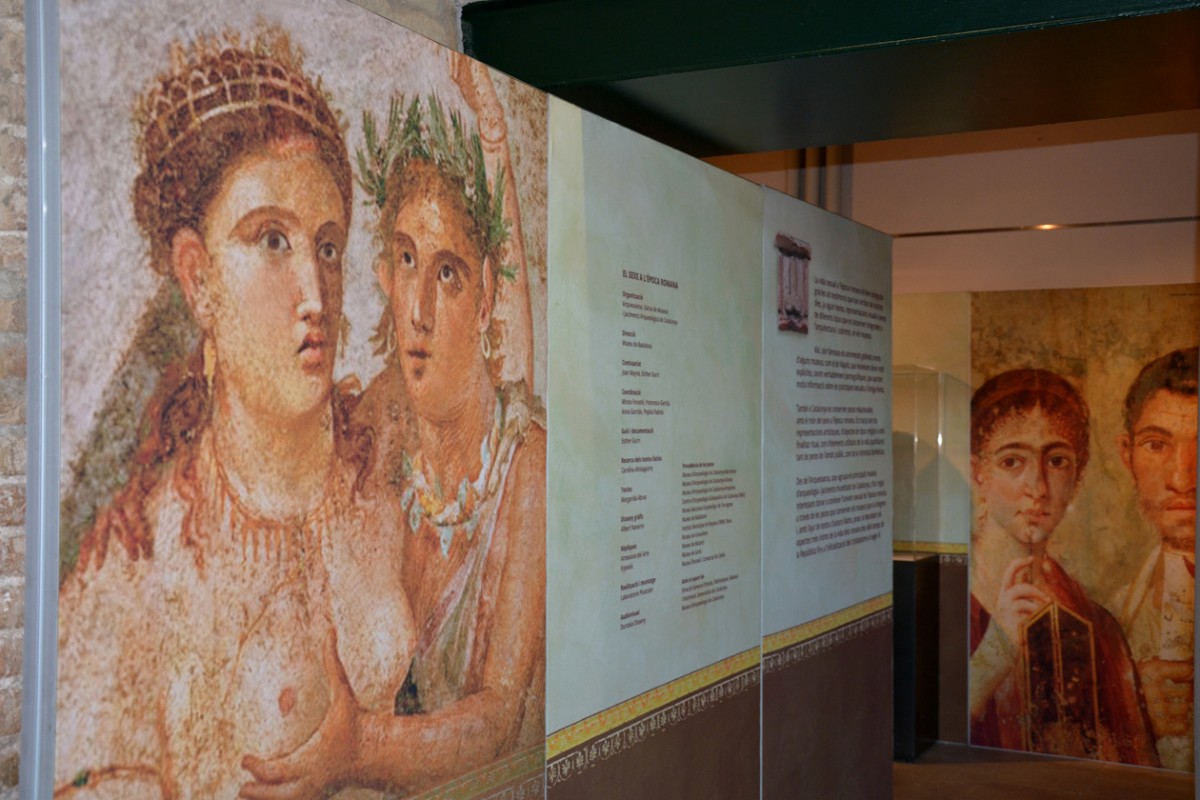 Entrada de l'exposició \'El sexe a l'època romana\'