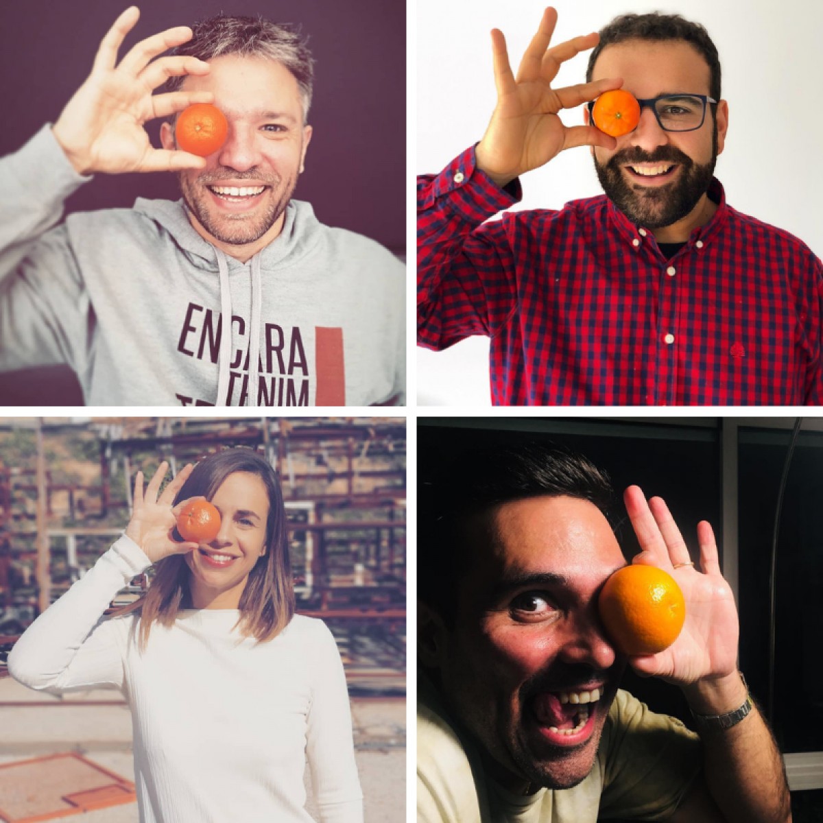 Rovira, Romero, Ferrer i Pérez participant a la campanya #VitaminaEbre.