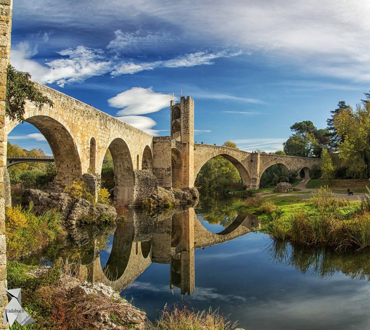 El pont medieval de Besalú.