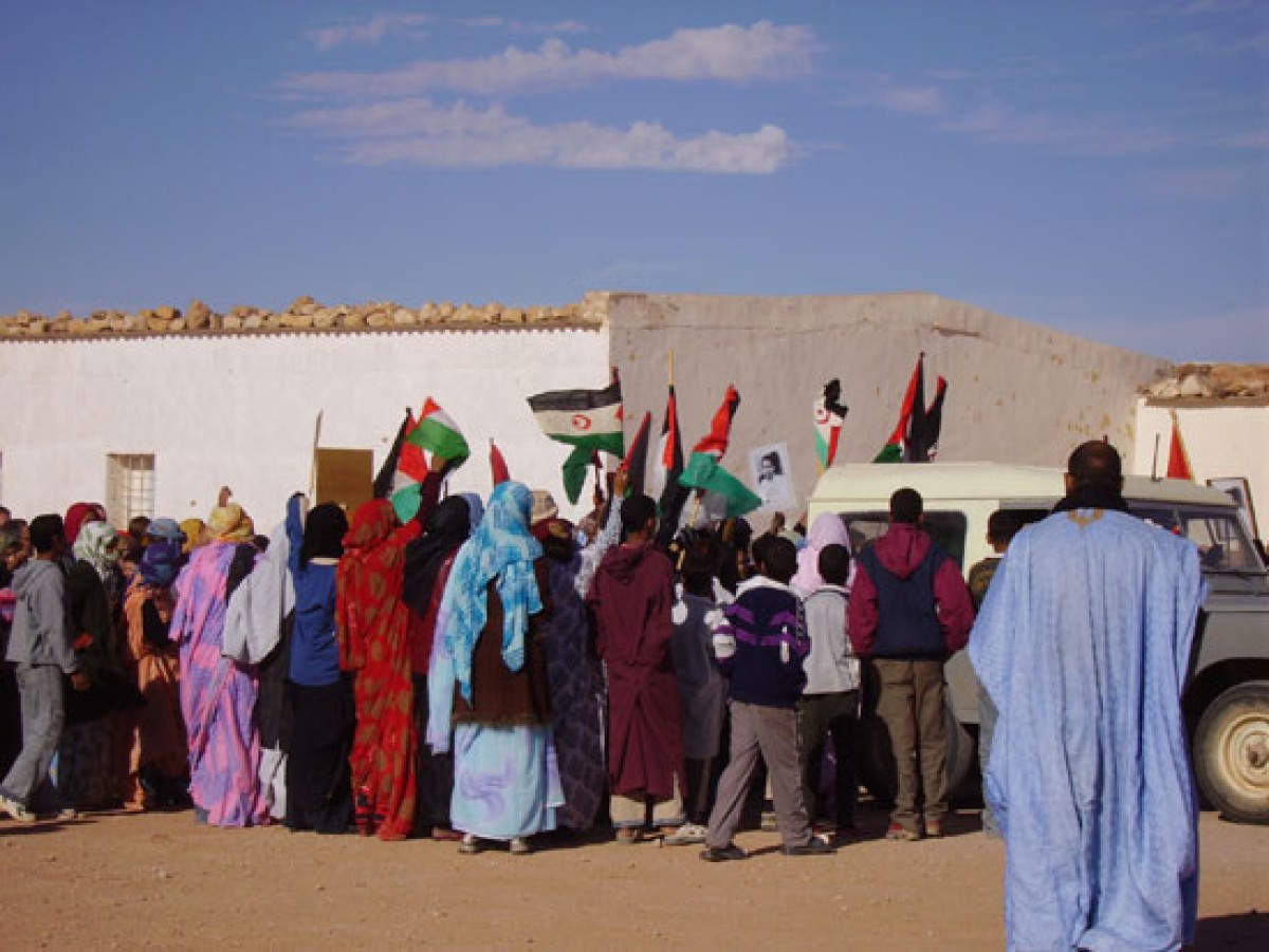 Manifestació al Sàhara Occidental