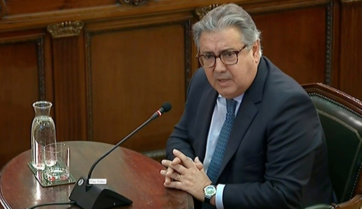 L'exministre de l'Interior Juan Ignacio Zoido, en la declaració com a testimoni al Suprem