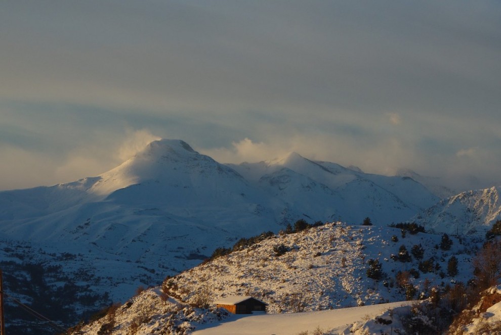 Torb intens sobre el Montsent de Pallars, en imatge d'arxiu