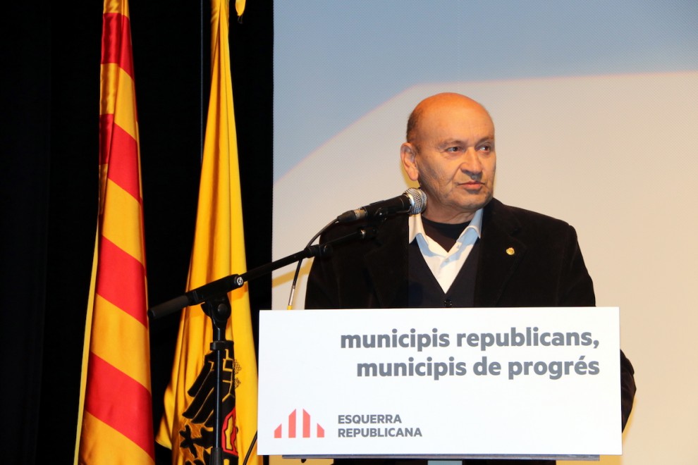 Josep Maria Dalmau en imatge d'arxiu de la campanya electoral 2019. 