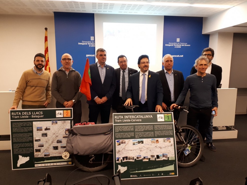 Presentació de rutes cicloturístiques a Catalunya