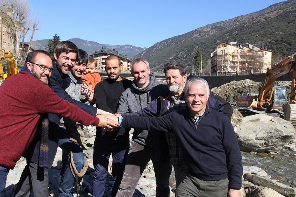 Imatge d'unitat de l'Ajuntament de sort i les entitats ecologistes