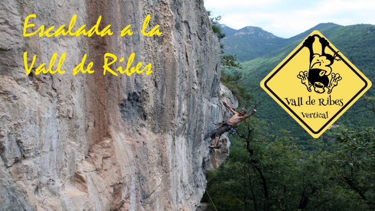 Imatge promocional de la nova guia d'escalada esportiva de la Vall de Ribes