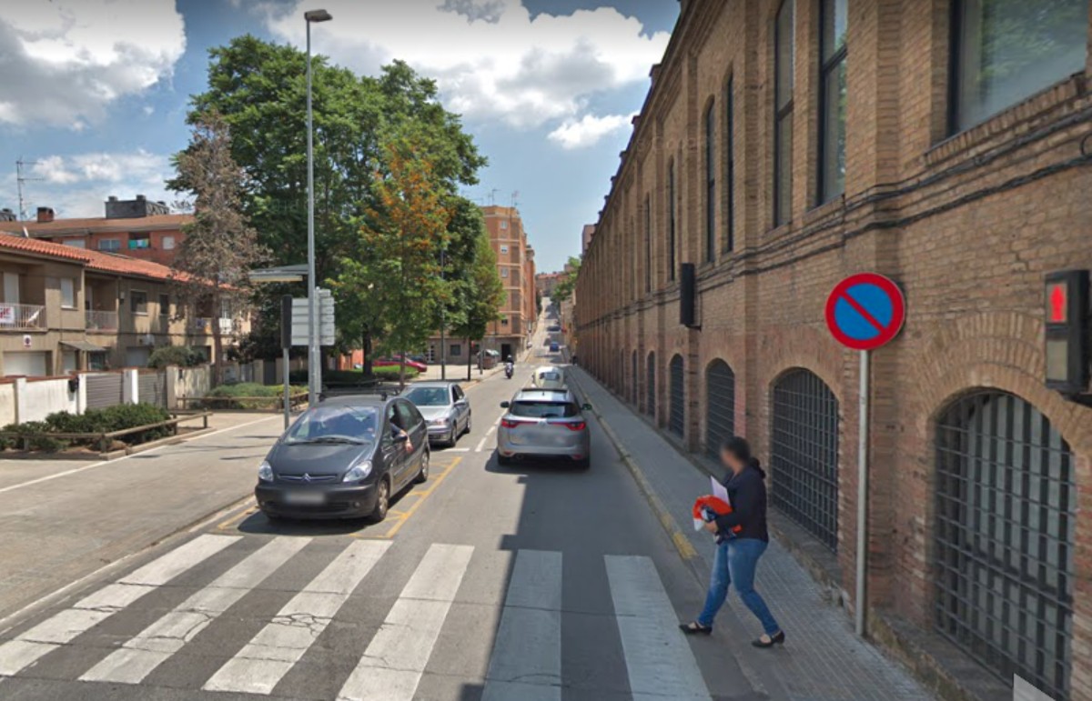 El carrer Cadmo de Rubí vist per Google Maps