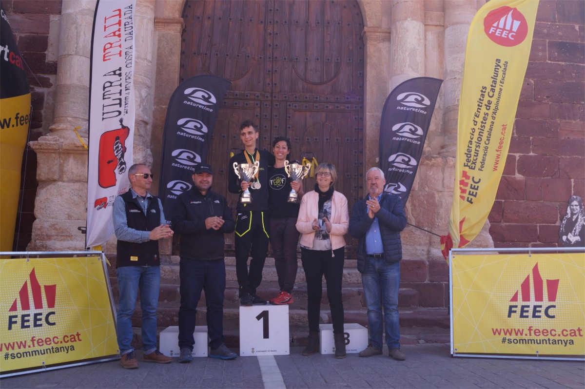 Marta Muixí i Adrià Matas, campions de Catalunya de curses d'ultraresistència