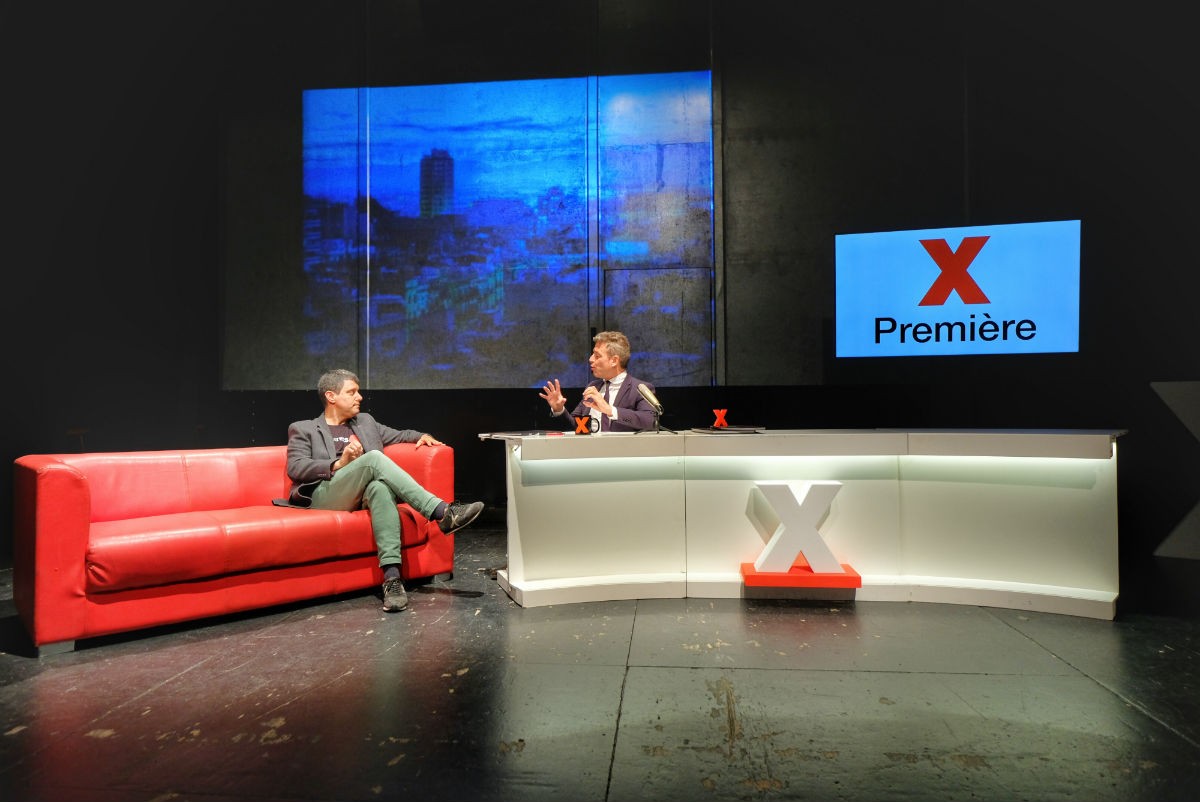 Agustí López i Enric Company, en la Premiere del TEDxTarragona