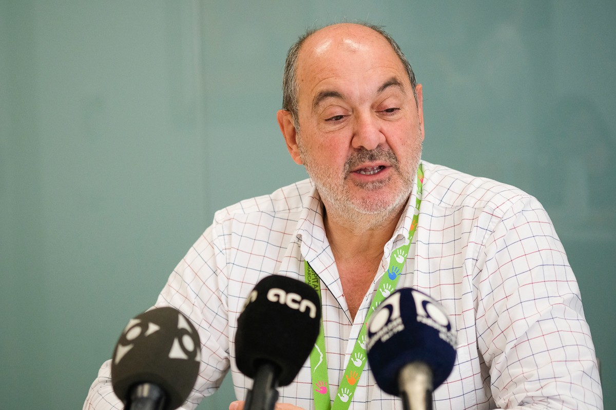 El director-gerent de l'Hospital, l'olotí Josep Maria Padrosa.