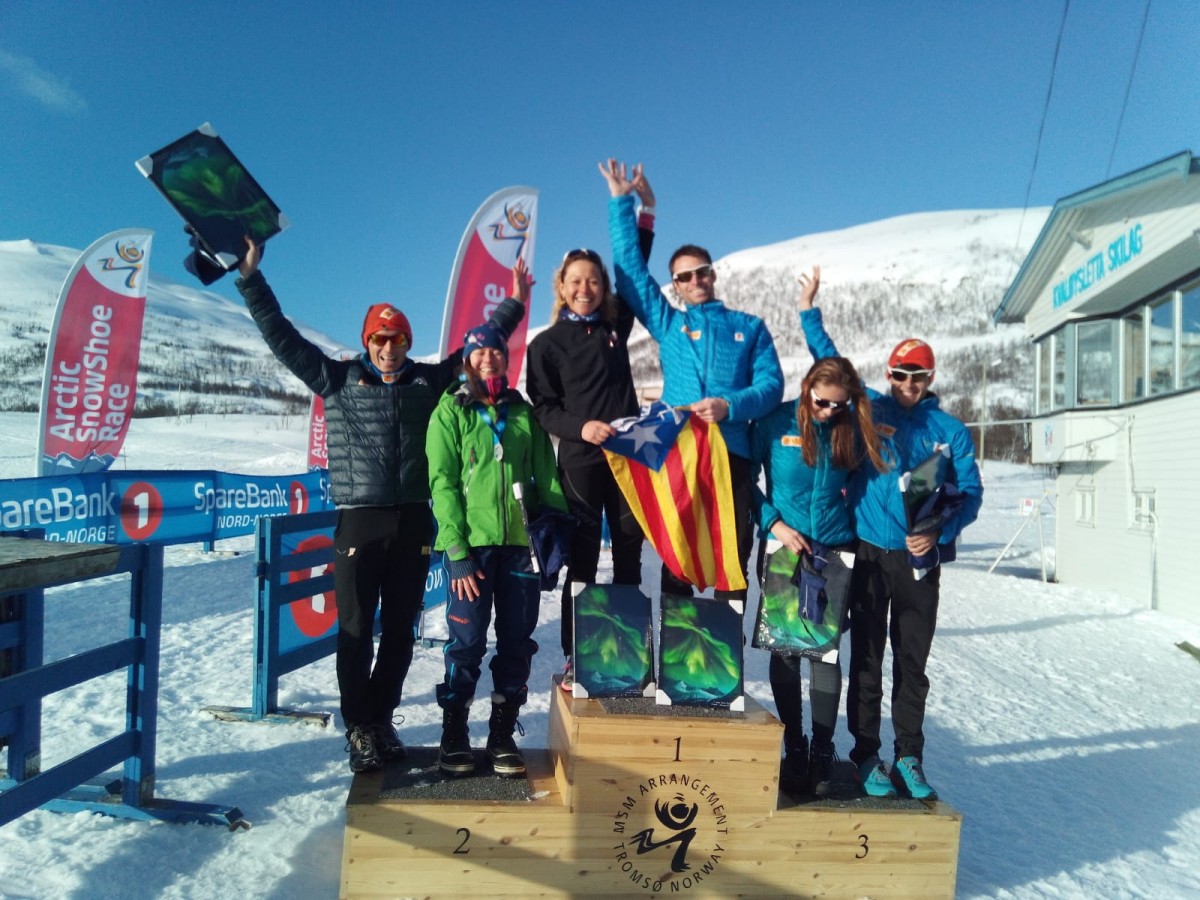 Els esportistes catalans han brillat a l'Arctic Snowshoe Race