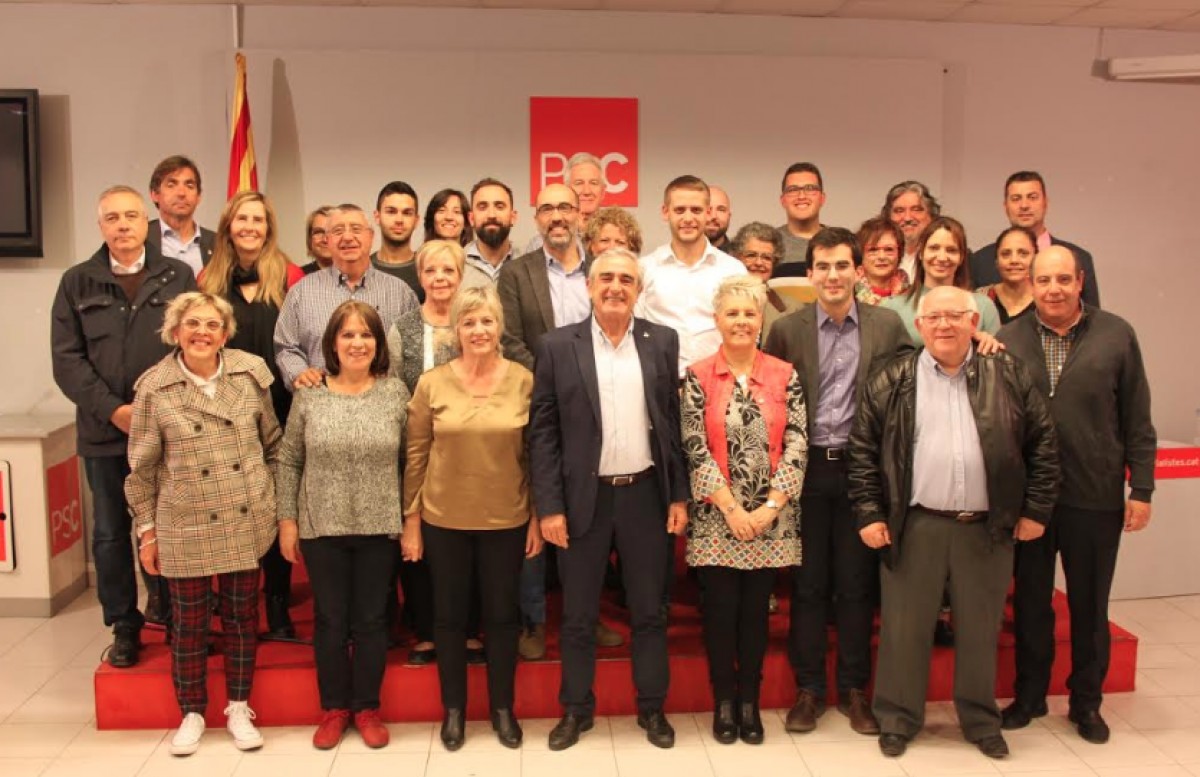 Candidatura del PSC per les eleccions municipals a Terrassa 2019. 