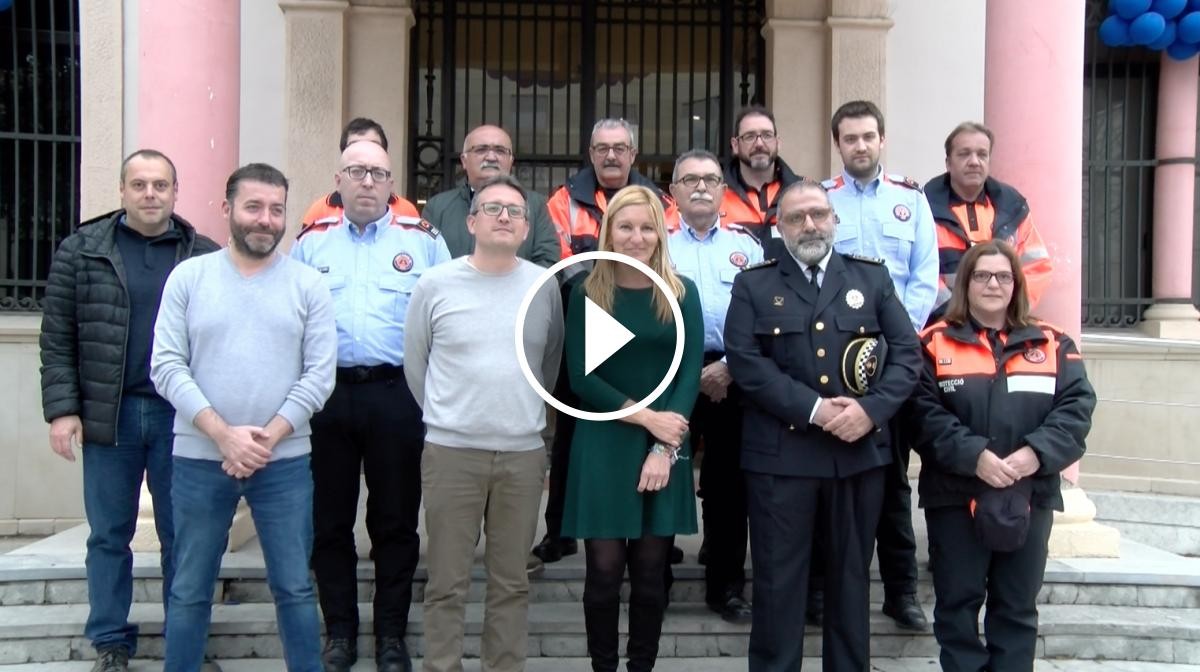 L'Ajuntament de Rubí ha rebut els nous voluntaris de Protecció Civil de la ciutat
