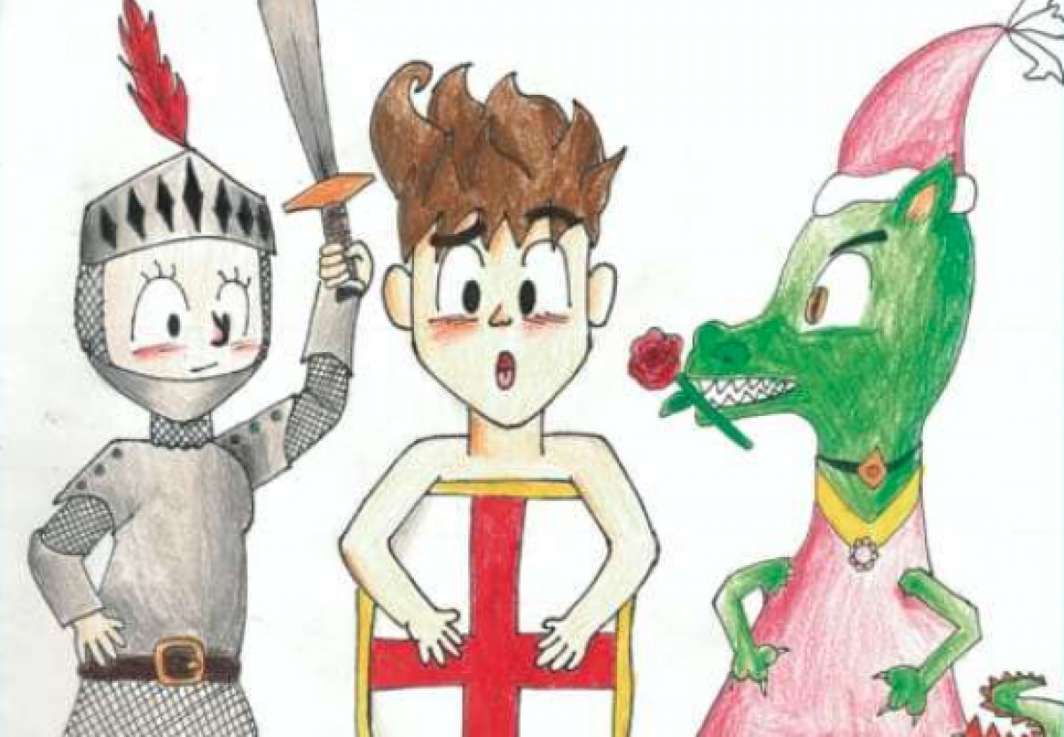 Dibuix guanyador del Concurs Infantil de Cartells organitzat pel Centre Aragonès