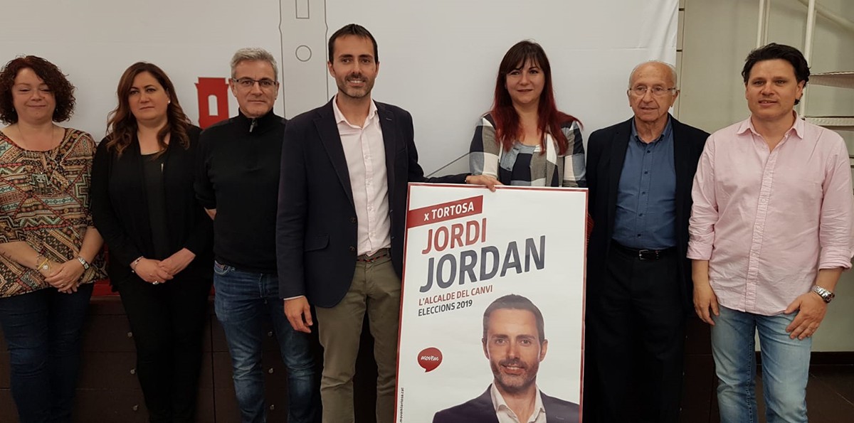 Imatge del cartell amb el lema de campanya de Jordi Jordan
