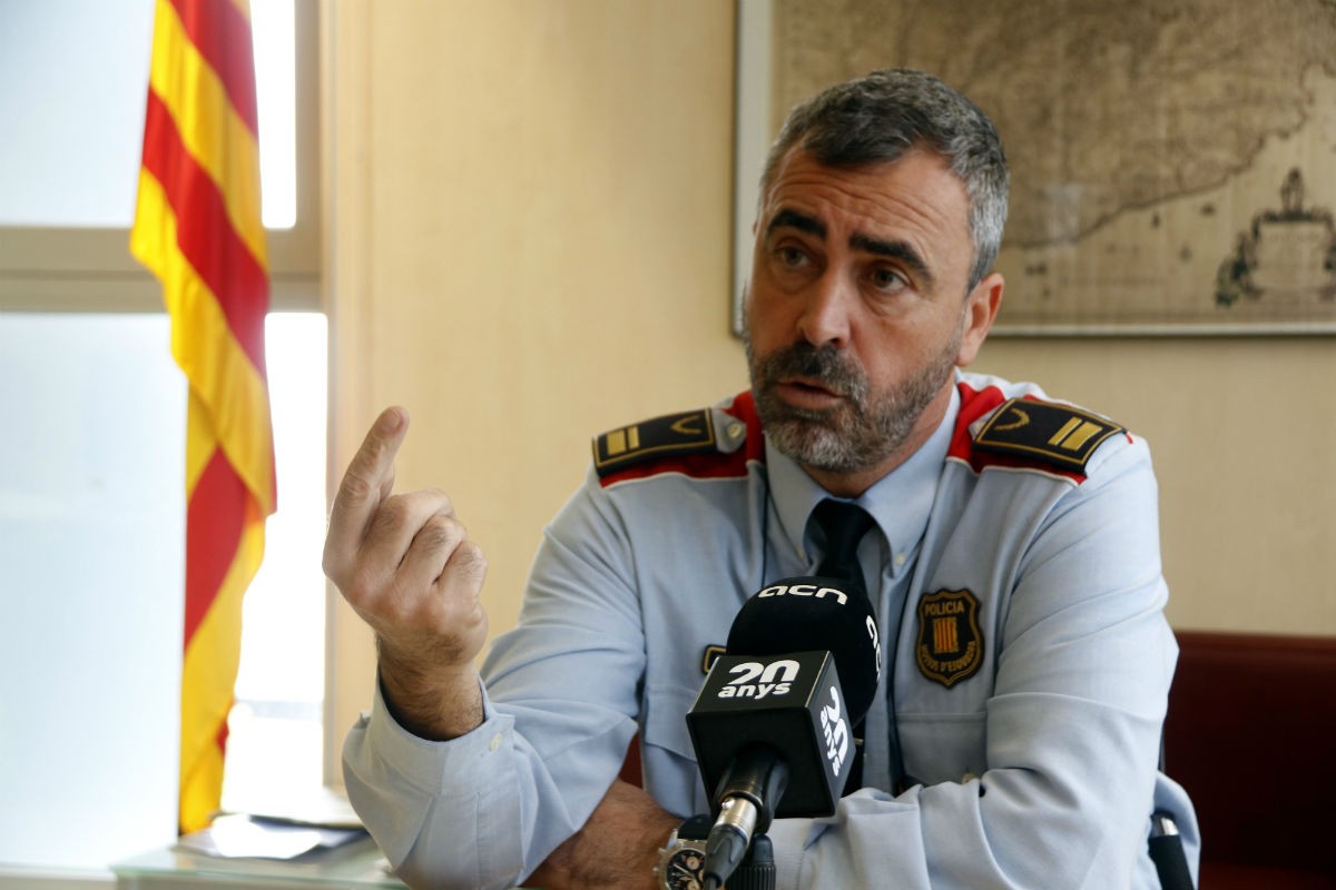 El cap de la regió policial Camp de Tarragona dels Mossos d'Esquadra, l'intendent Ramon Chacón. 