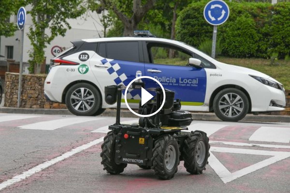 El robot que ajudarà en tasques de patrullatge