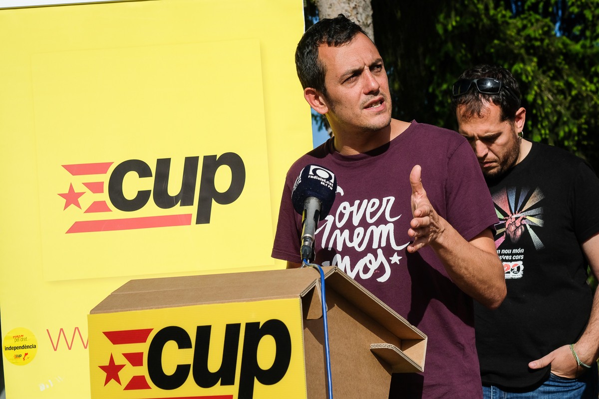 Lluís Riera és el candidat a batlle de la CUP a Olot.