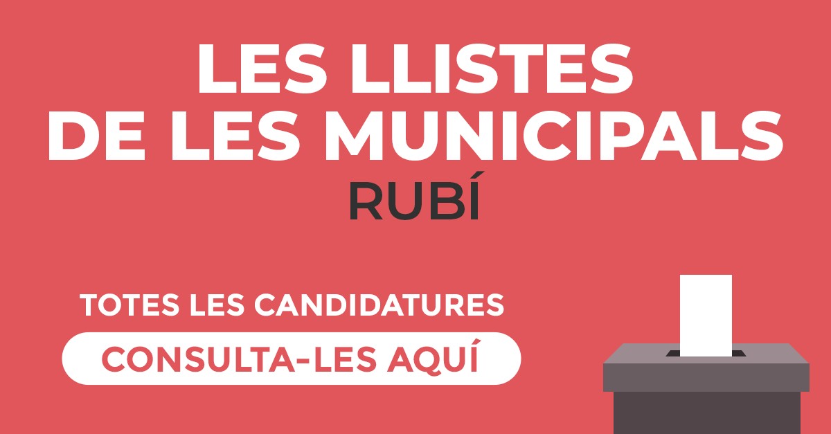 Candidatures Rubí