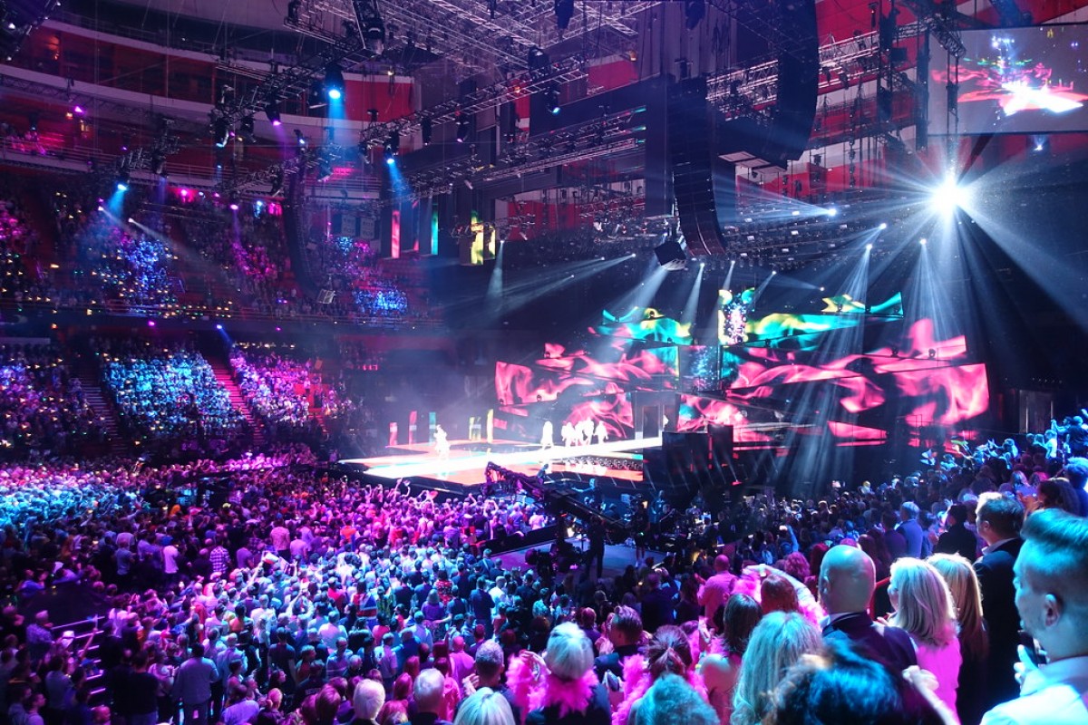 L'escenari d'Eurovisió en l'edició del 2021