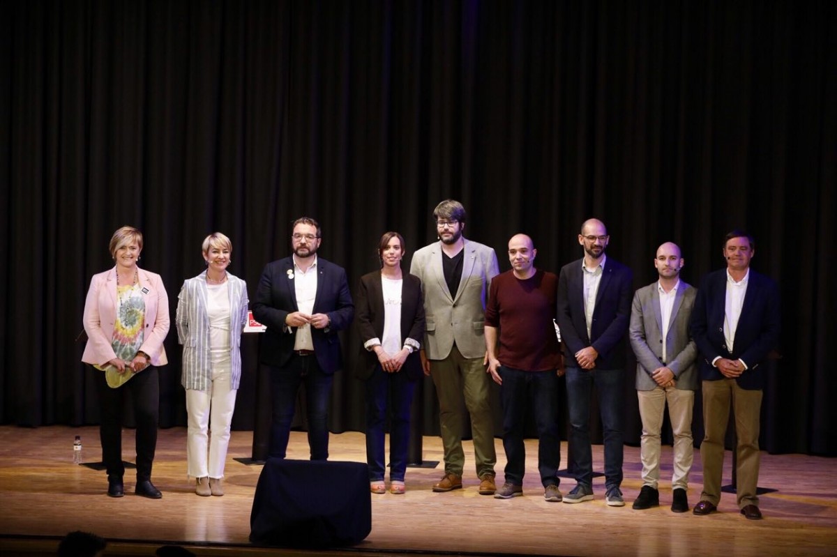 Els candidats de Sabadell amb Xavi Bundó