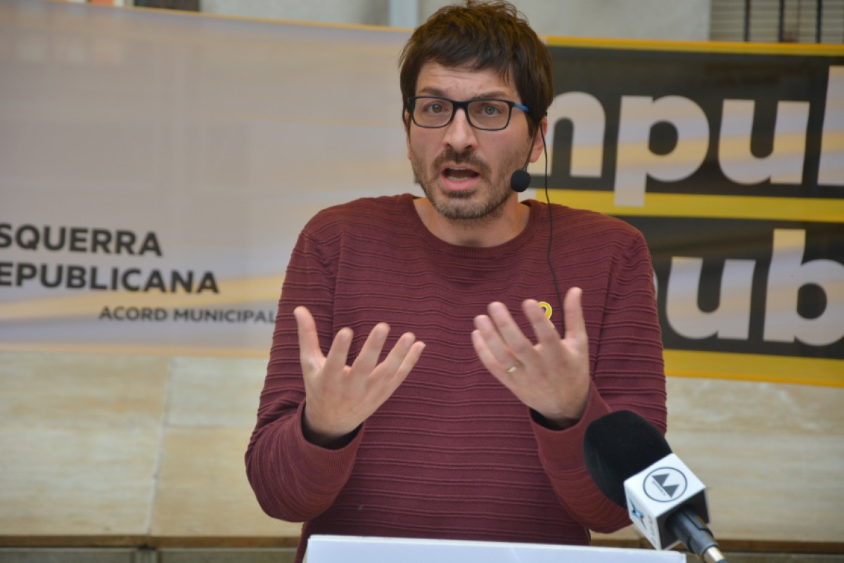 Ramon Camps durant la campanya electoral.