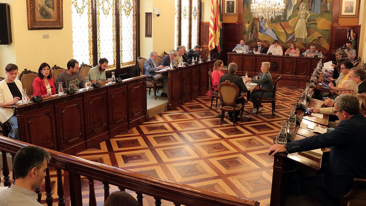 El ple de la Diputació de Lleida, en una imatge d'arxiu