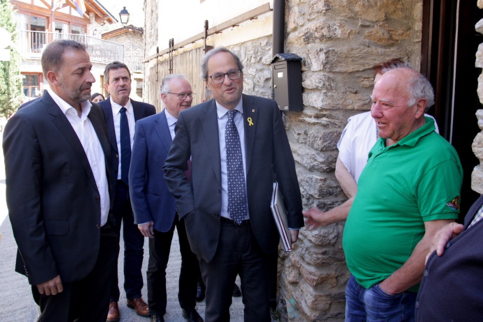 El president Torra ha visitat aquest dimecres l’Alt Urgell