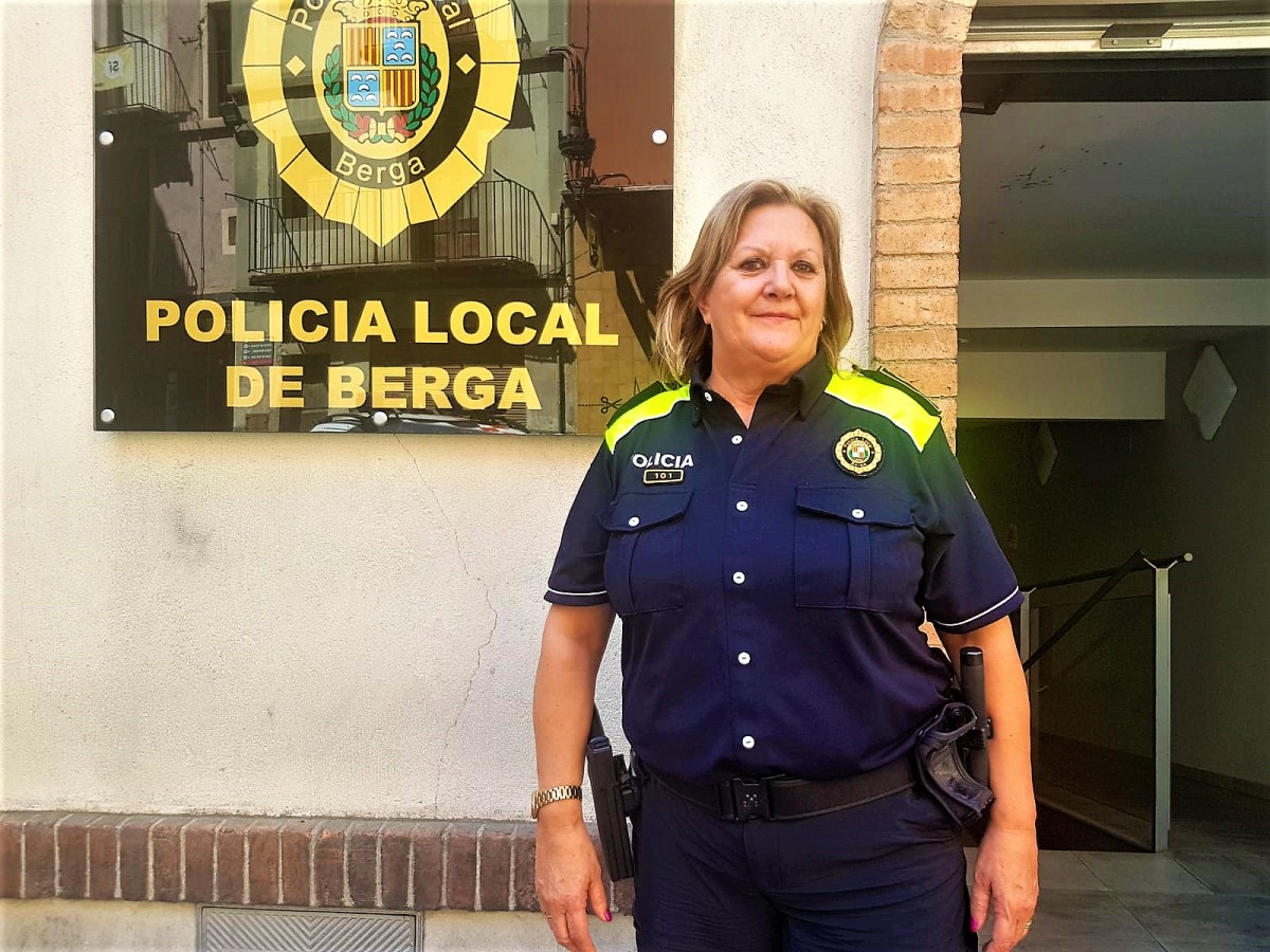 Fina Vizuete, cap de la Policia Local de Berga.
