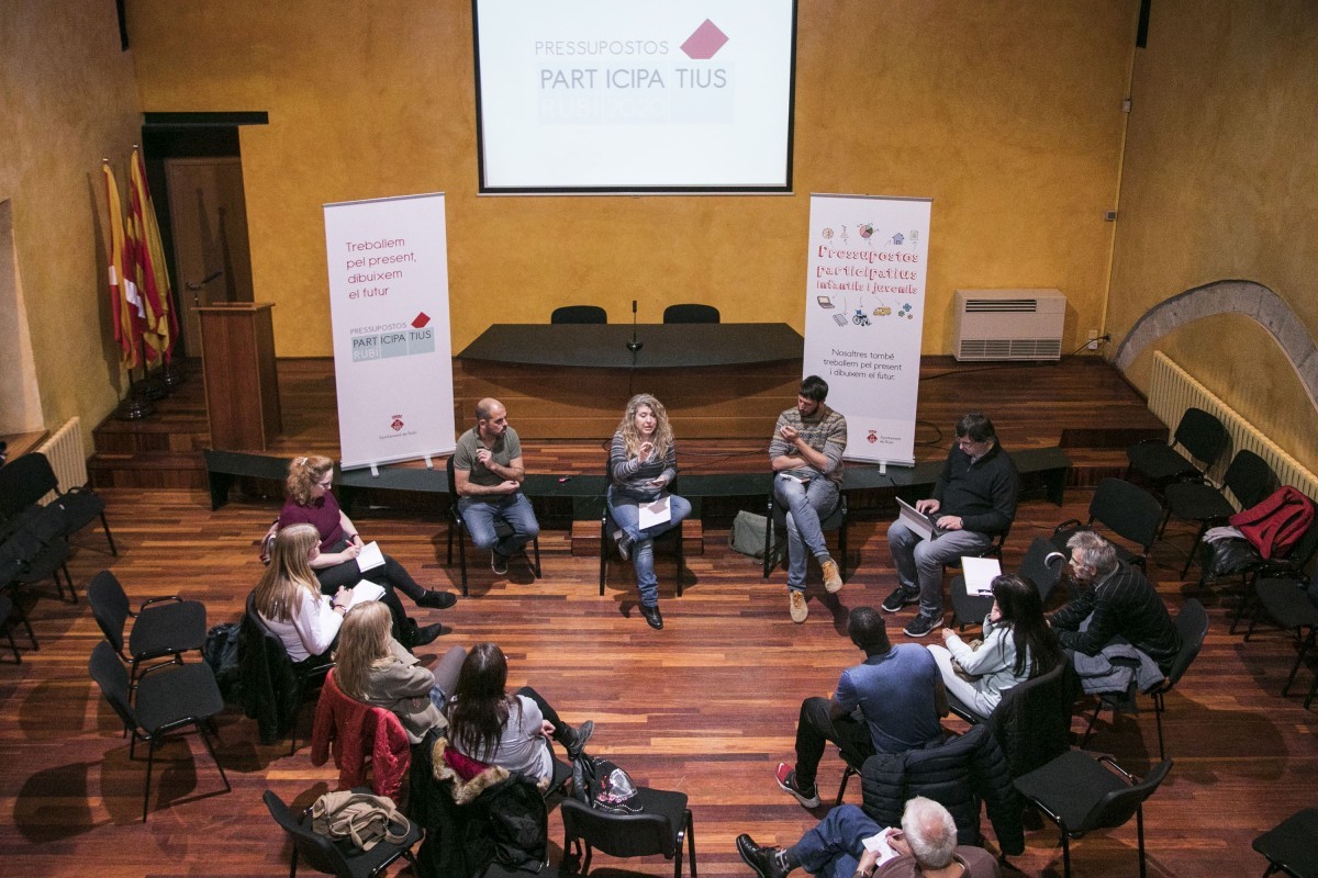 Imatge d'una sessió dels Pressupostos Participatius de l'any 2019