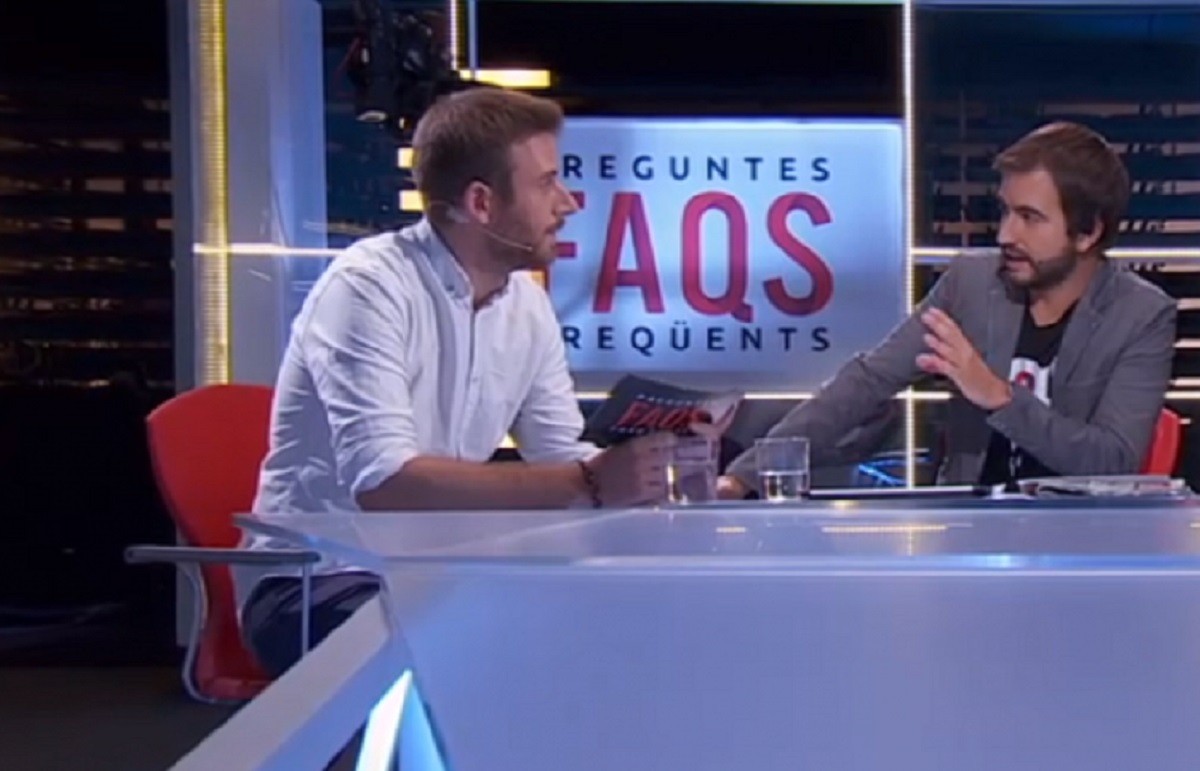 Ricard Ustrell i Maiol Roger a TV3.