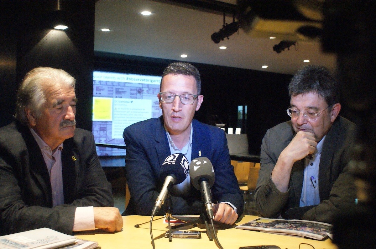 Espona, Vayreda i Canalias han presentat l'Observatori d'enguany a la Sala El Torín.