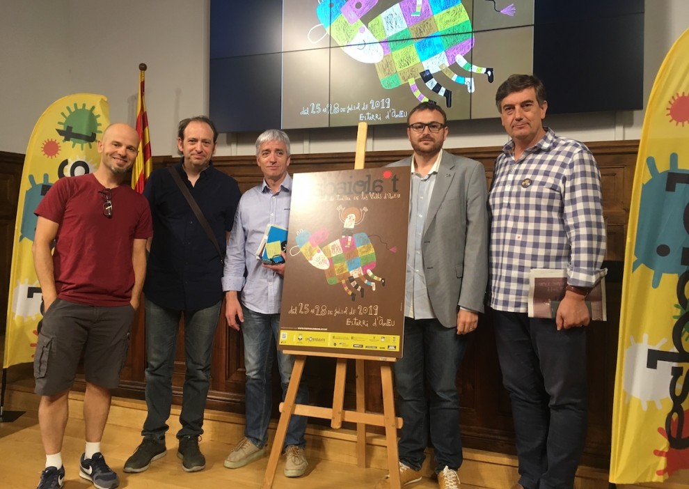 Imatge de la presentació de l'Esbaiola’t, aquest dijous, a Lleida