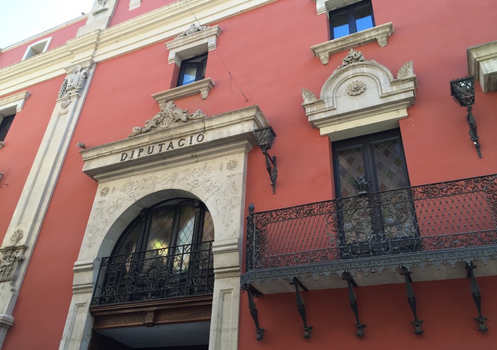 Imatge de la façana de la Diputació de Lleida