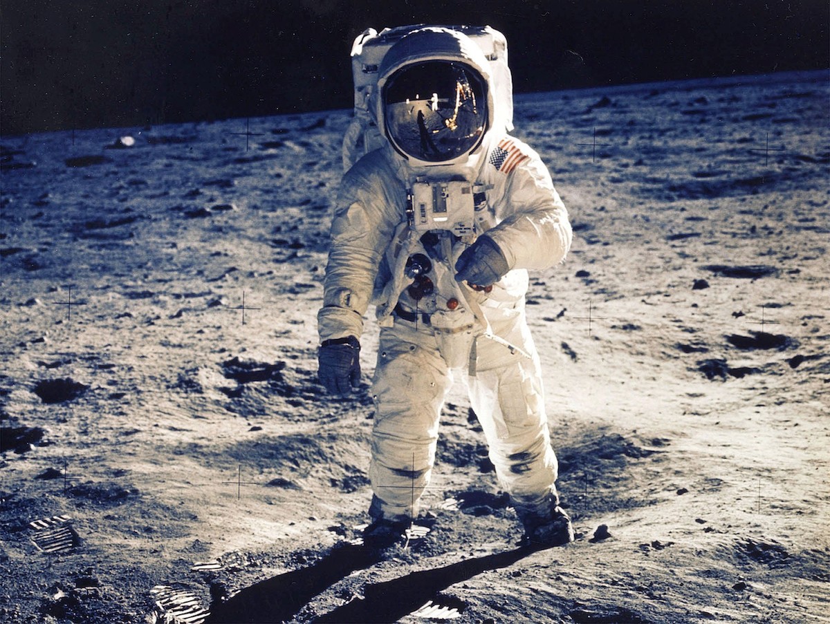 Edwin Buzz Aldrin, segon home en trepitjar la Lluna