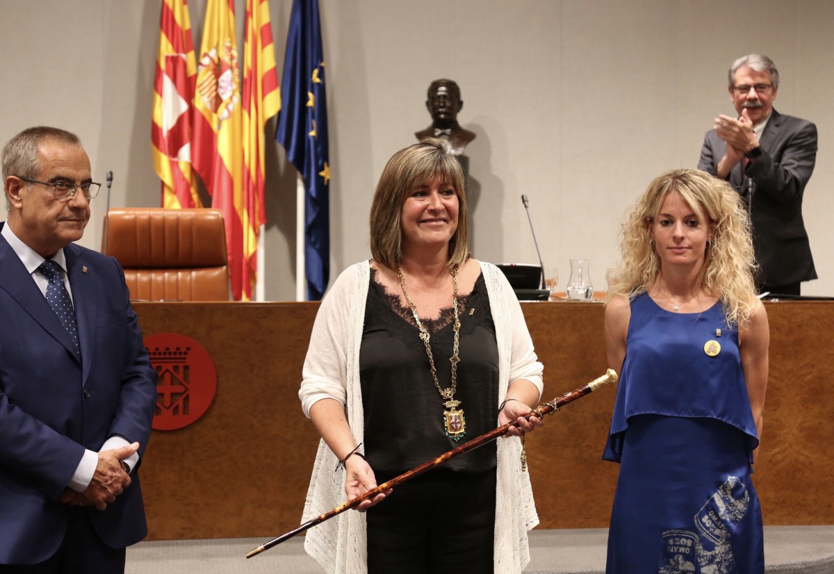 Núria Marín, el dia que va ser escollida presidenta de la Diputació de Barcelona