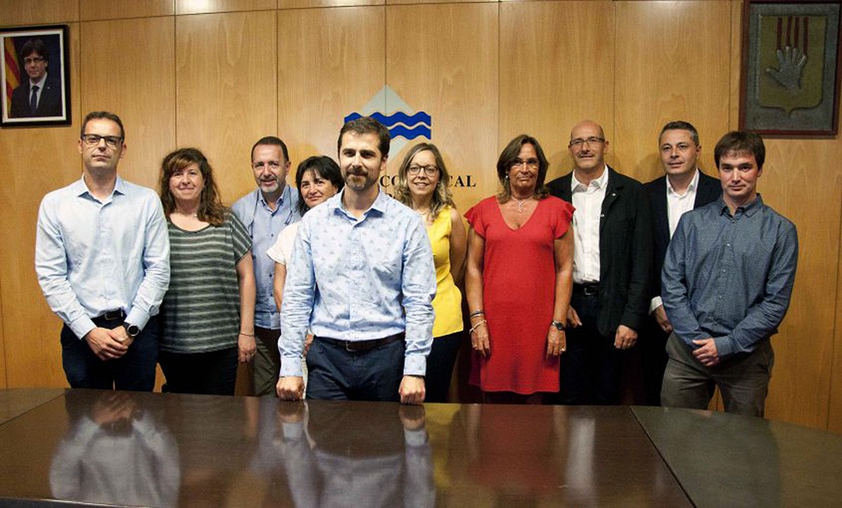L'equip de JxCat al Consell Comarcal del Ripollès