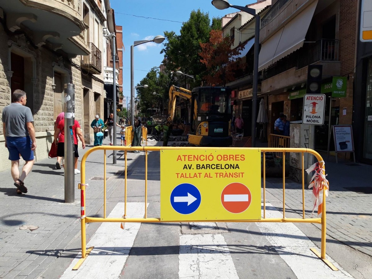 Les obres afecten al tram comprès entre l'avinguda Barcelona i al passeig Francesc Macià