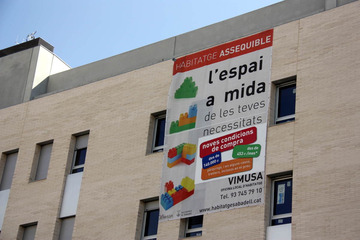 Una promoció d'habitatge assequible a Sabadell