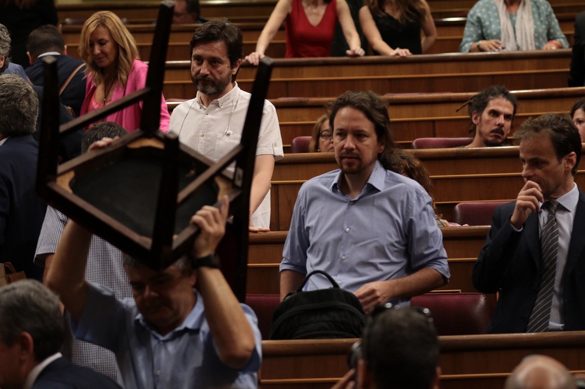 Pablo Iglesias i Jaume Asens, aquest dimarts al Congrés