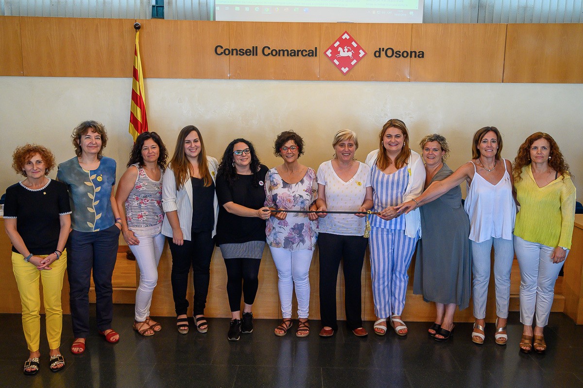 Totes les dones del Consell Comarcal d'Osona en el mandat 2019-2013