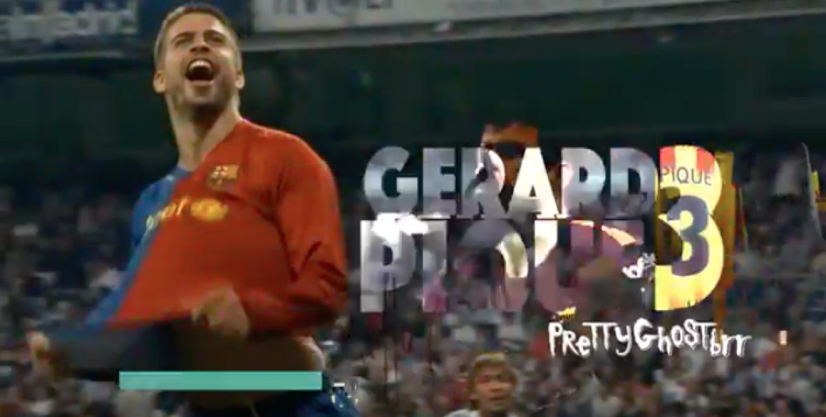 Un detall del vídeoclip dedicat al futbolista blaugrana