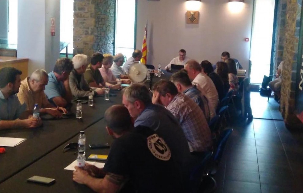 Imatge del ple del Consell Comarcal del Pallars Sobirà