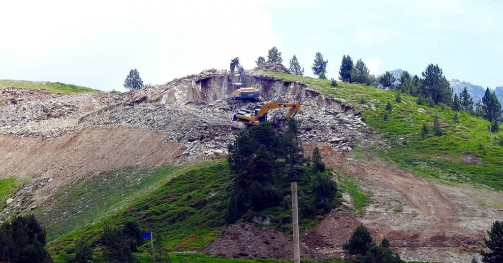 Excavadores a Baqueira Beret