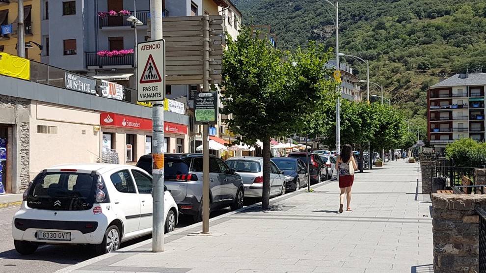 L'avinguda Comtes del Pallars és una de les zones afectades per l'inhibidor