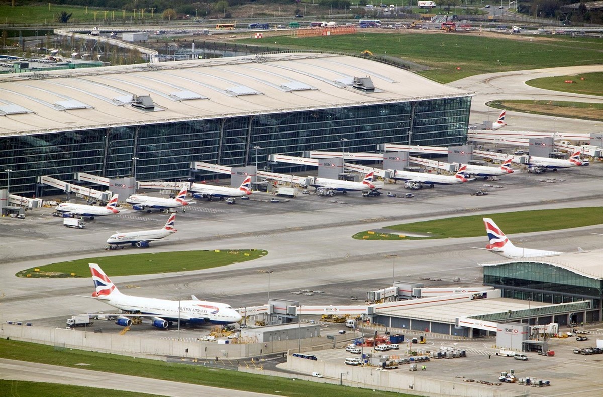 L'aeroport de Heathrow de Londres