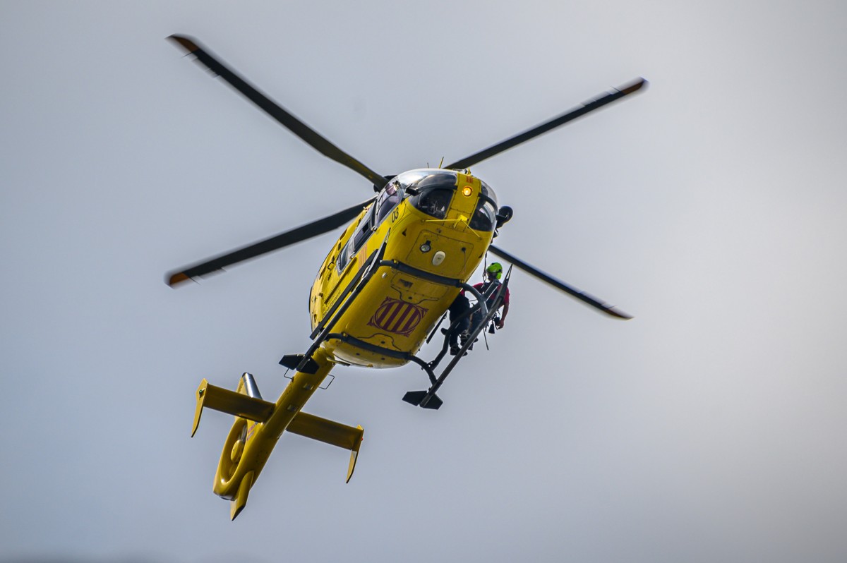 El boletaire va ser localitzat per un helicòpter dels GRAE desplaçat a la zona