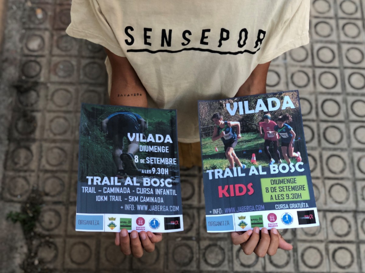 Material promocional del Trail al Bosc que se celebrarà el diumenge 8 de setembre.