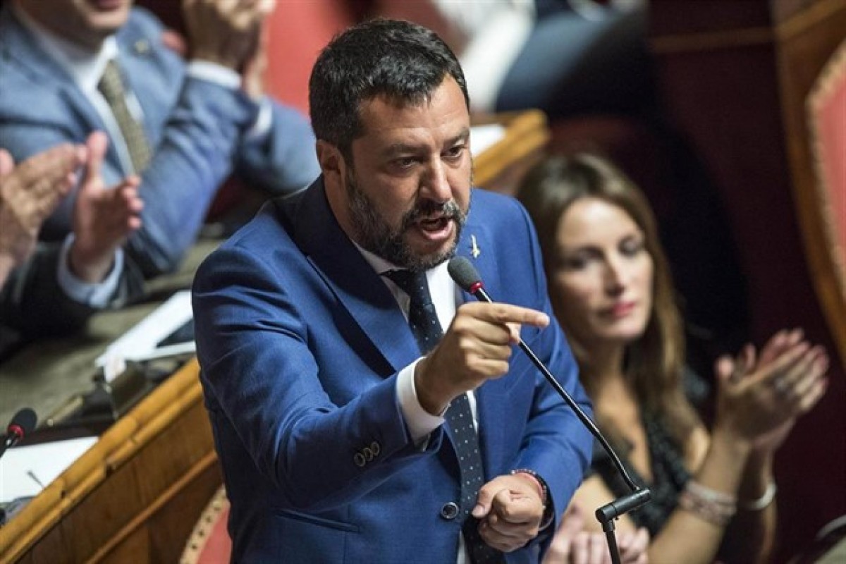 Matteo Salvini en la seva etapa de ministre de l'Interior..